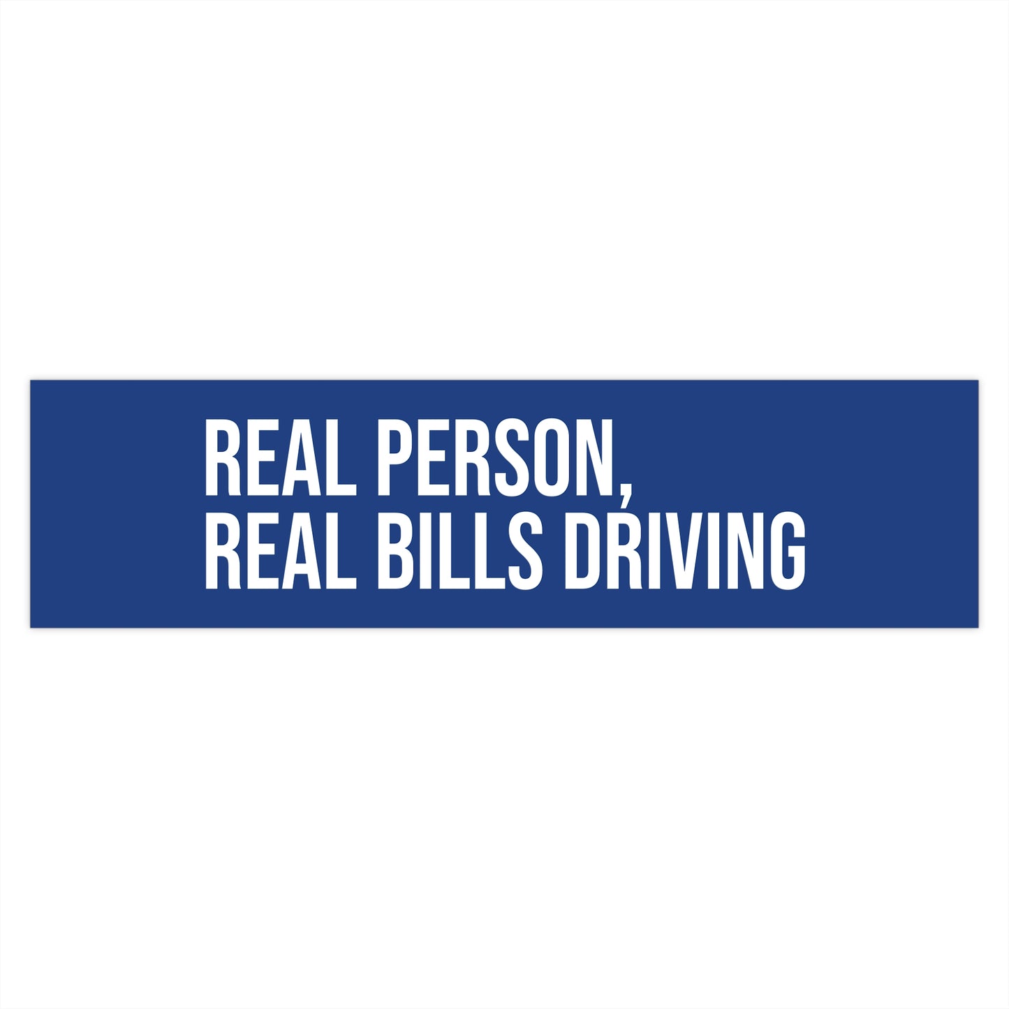 Real Person, Real Bills Driving