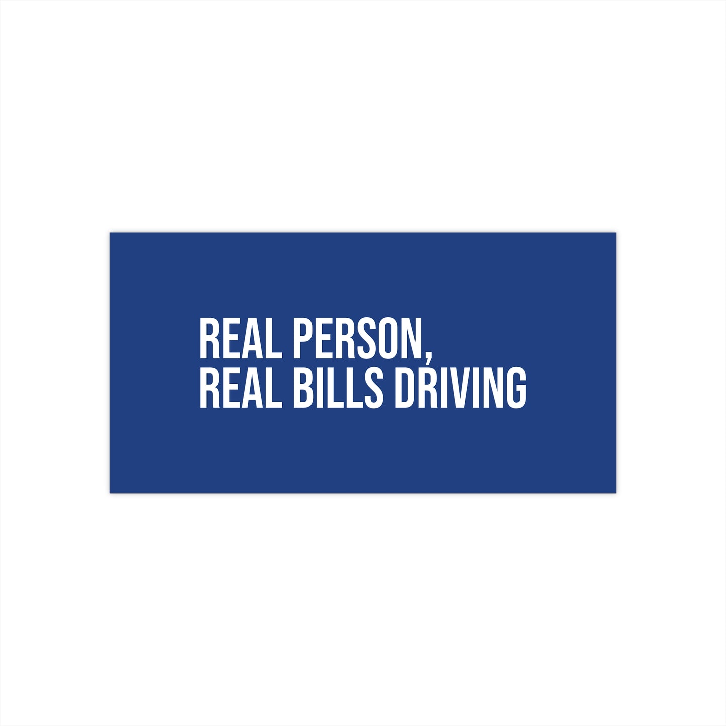 Real Person, Real Bills Driving