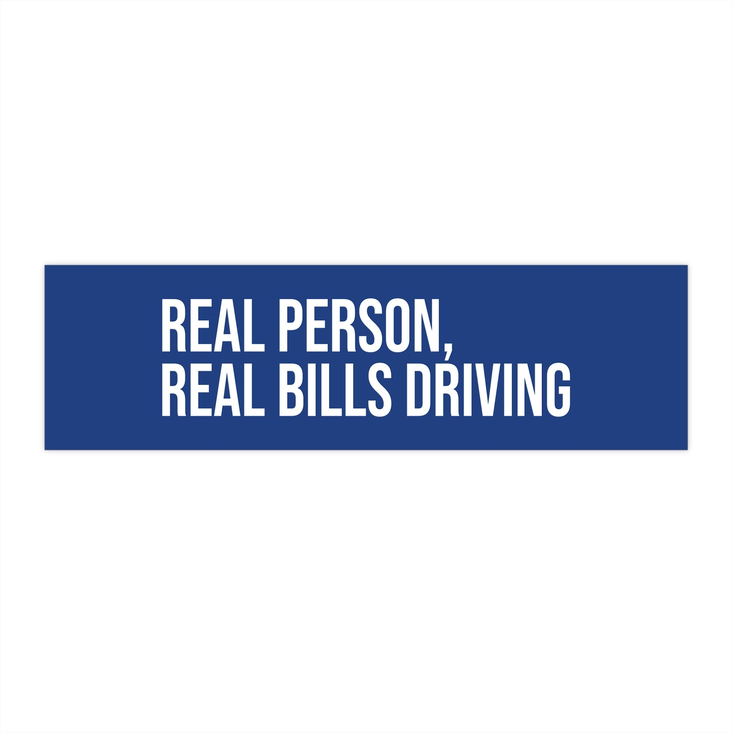Real Person, Real Bills Driving