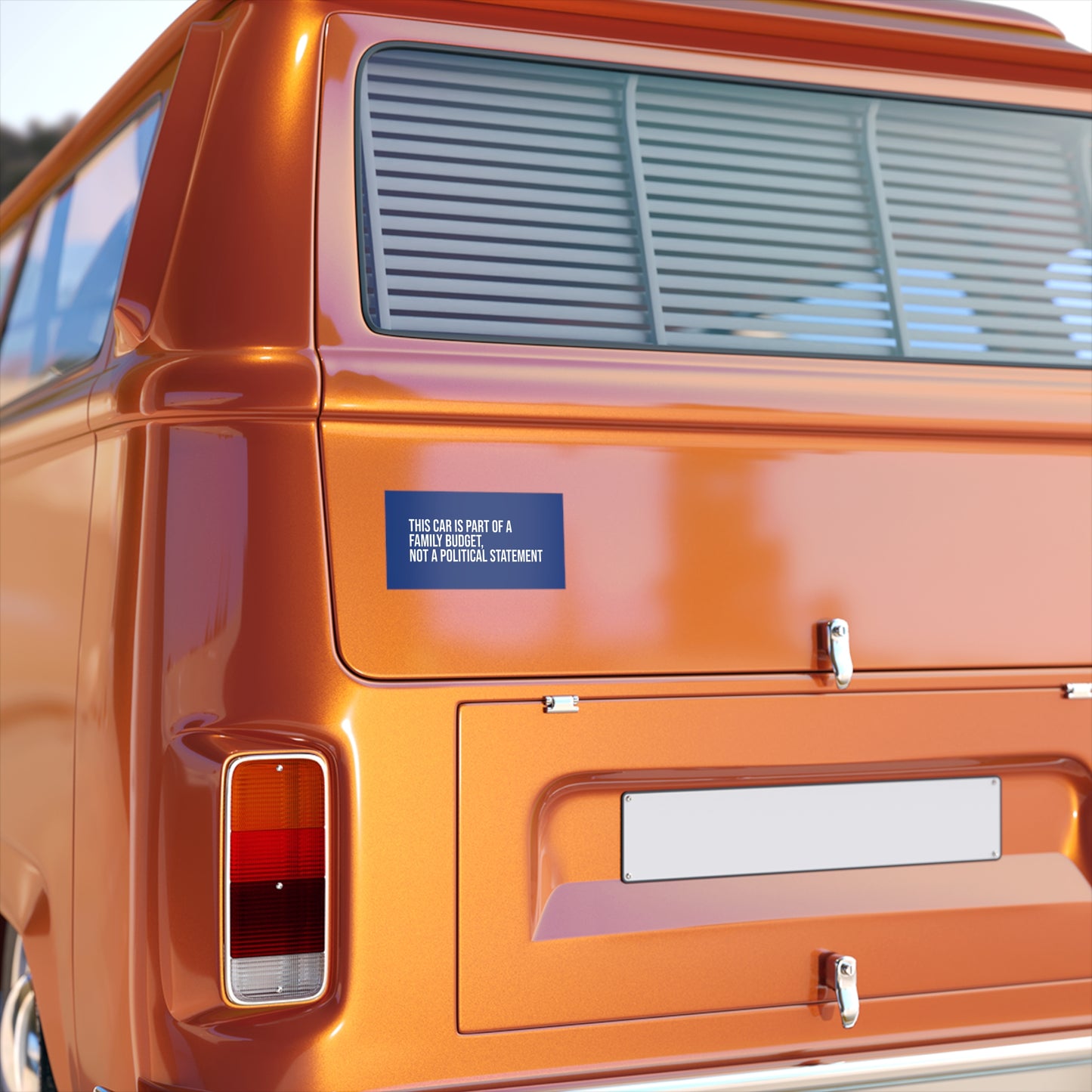 This Car is Part of a Family Budget, Not a Political Statement